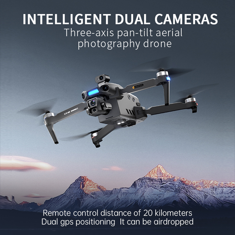 Nowy dron z podwójną kamerą 8K – Drone Gps Mount recenzja i cena