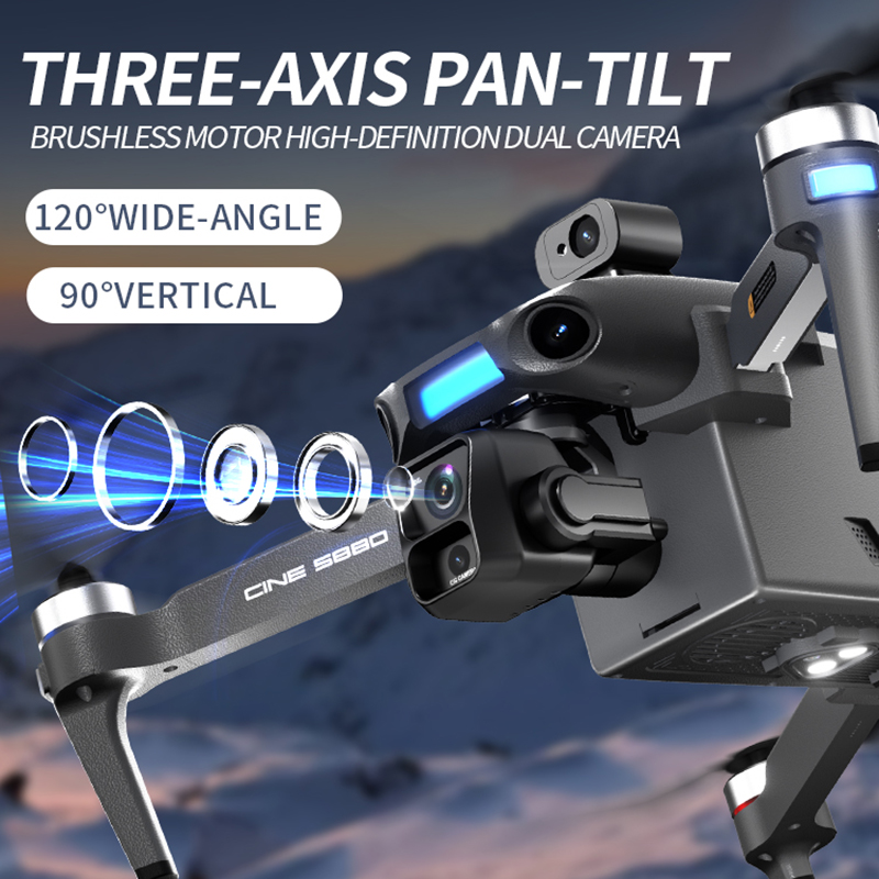 Nowy dron z podwójną kamerą 8K – Drone Gps Mount recenzja i cena