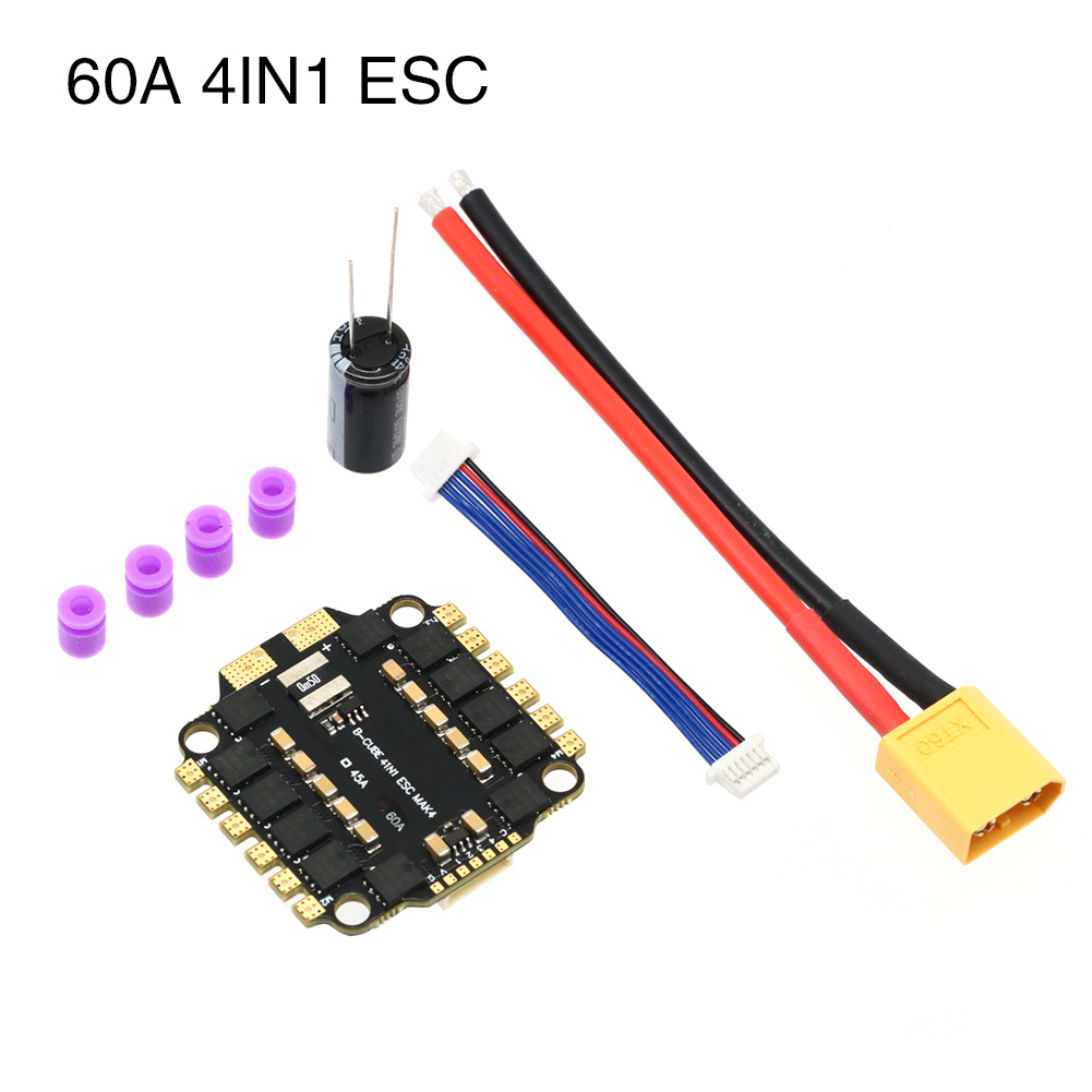 UAngel 4IN1 45A 60A ESC BLHELI – Drone Esc recenzja i cena