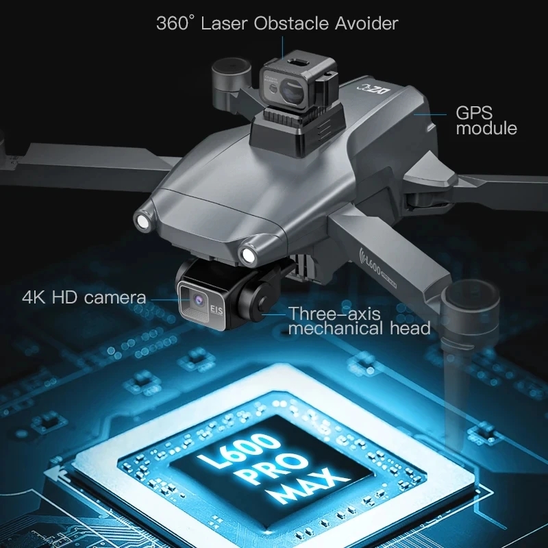 L600 PRO MAX GPS Drone Profesj – Drone Gps Mount recenzja i cena