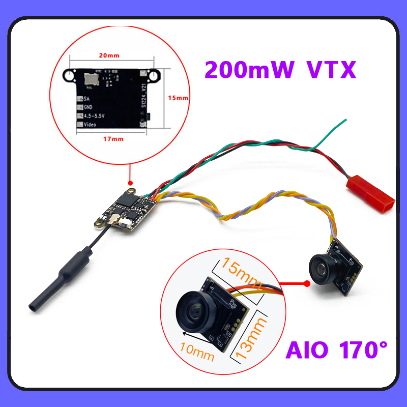 SLONWAKE 5.8G 1200TVL Kamera F – Drone Frame recenzja i cena