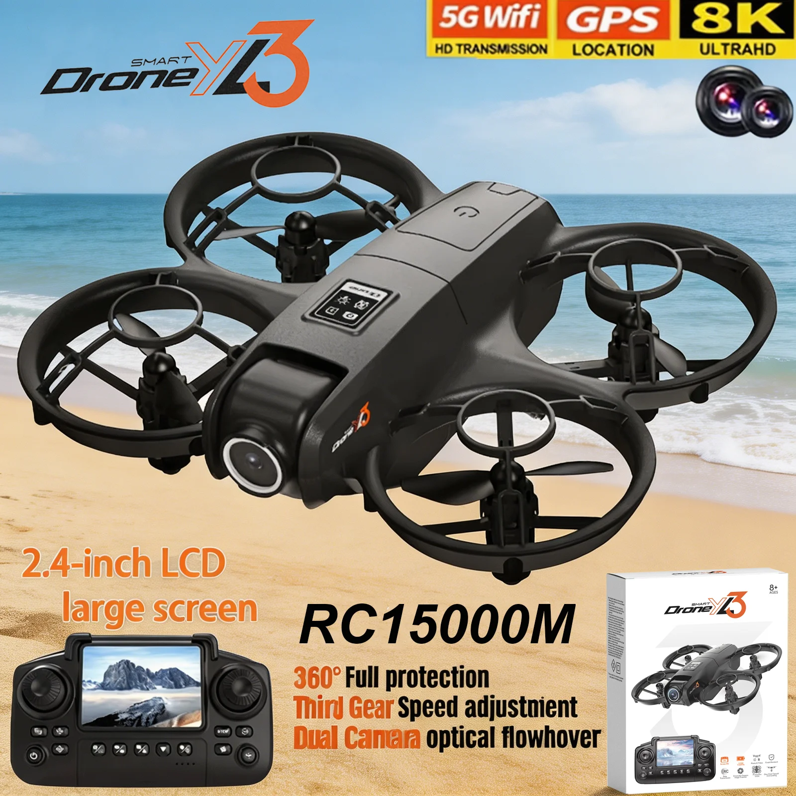 Nowy dron RC YL3 8K 1080P z sz – Drone Gps Mount recenzja i cena
